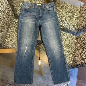 Madewell High-Rise slim crop boyfriend Jean size 27